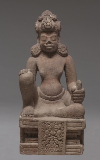 Enthroned planetary deity