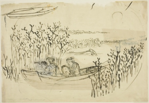 Gathering Seaweed at Omori