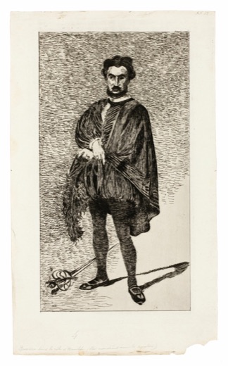 The Tragic Actor (Rouvière in the role of Hamlet)