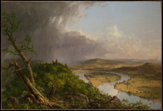 View from Mount Holyoke, Northampton, Massachusetts, after a Thunderstorm—The Oxbow